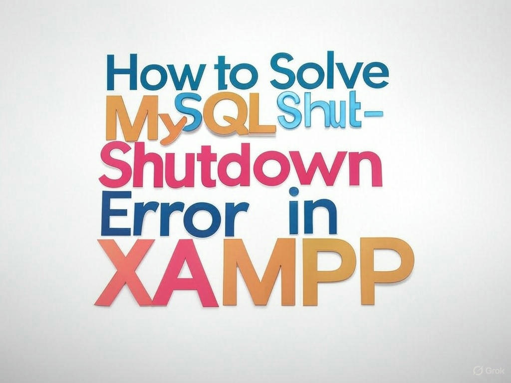 Eπιδιόρθωση MySQL shutdown unexpectedly στο XAMPP